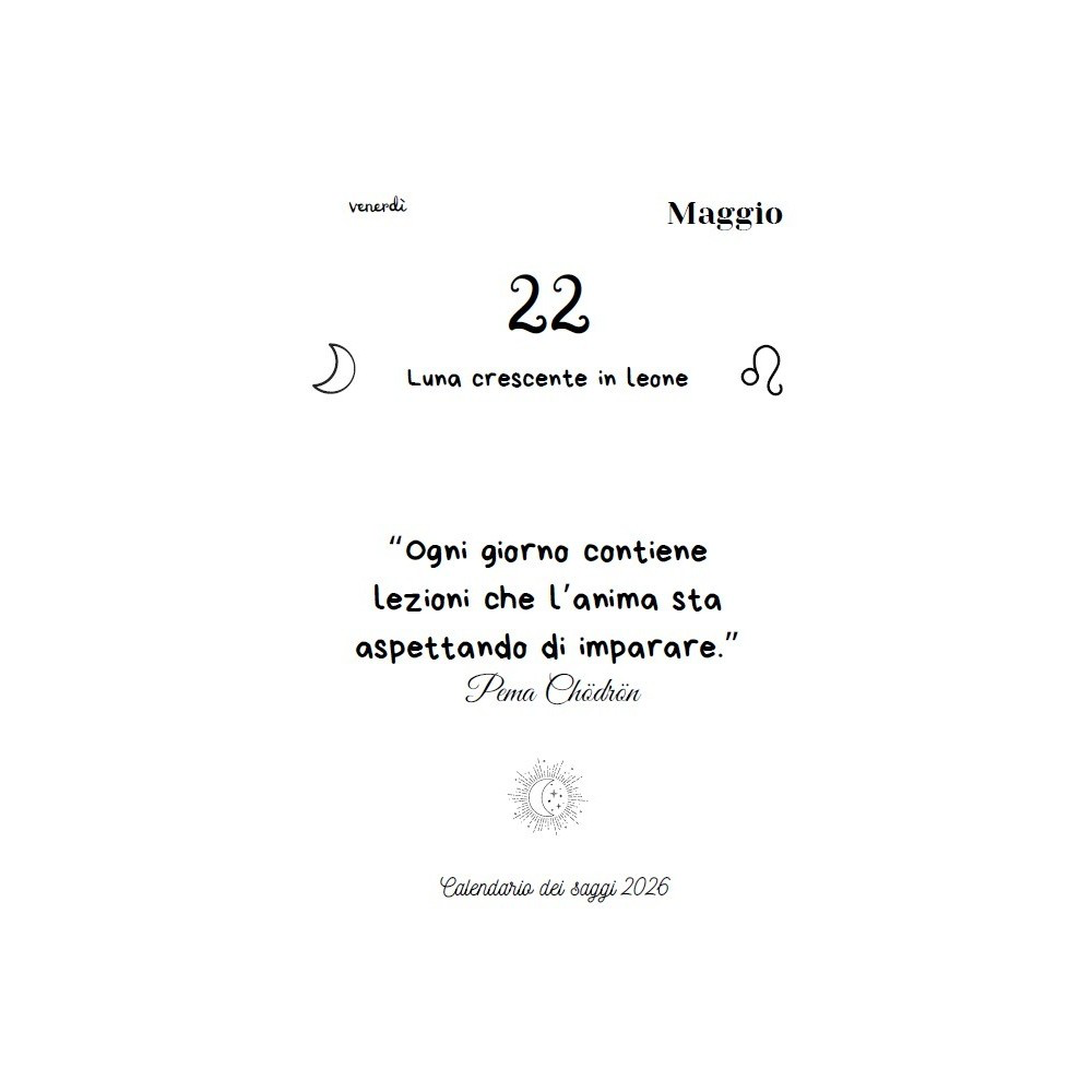 Bundle 2026 – Agenda Lunare & Calendario dei Saggi ✨ (+ Espositore in legno in omaggio)